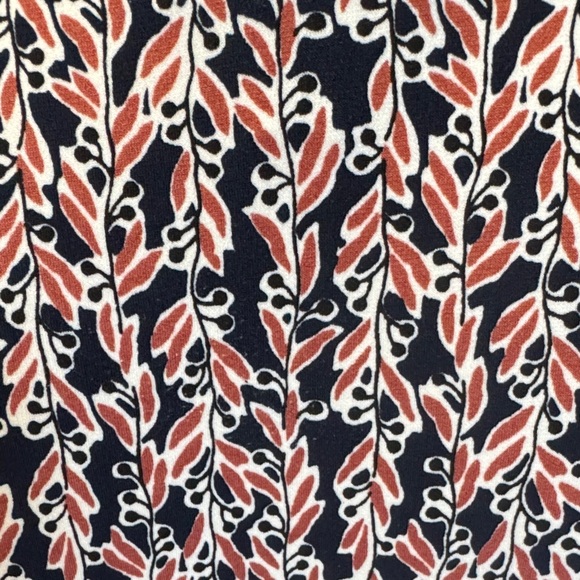 LOFT size small Pink and navy  Patterned tie Dress S 4/6 - Picture 9 of 13